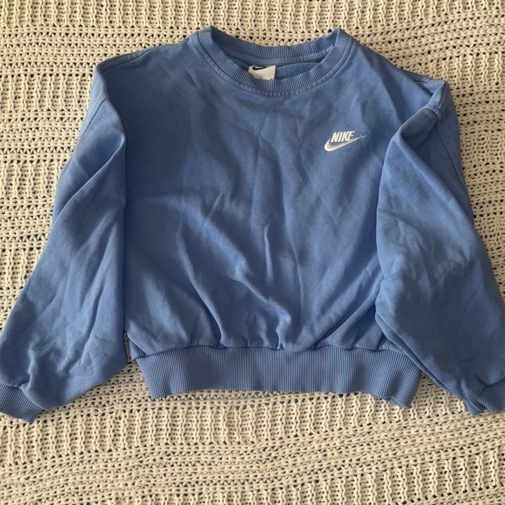 Nike Women's Soft Blue Pullover Hoodie